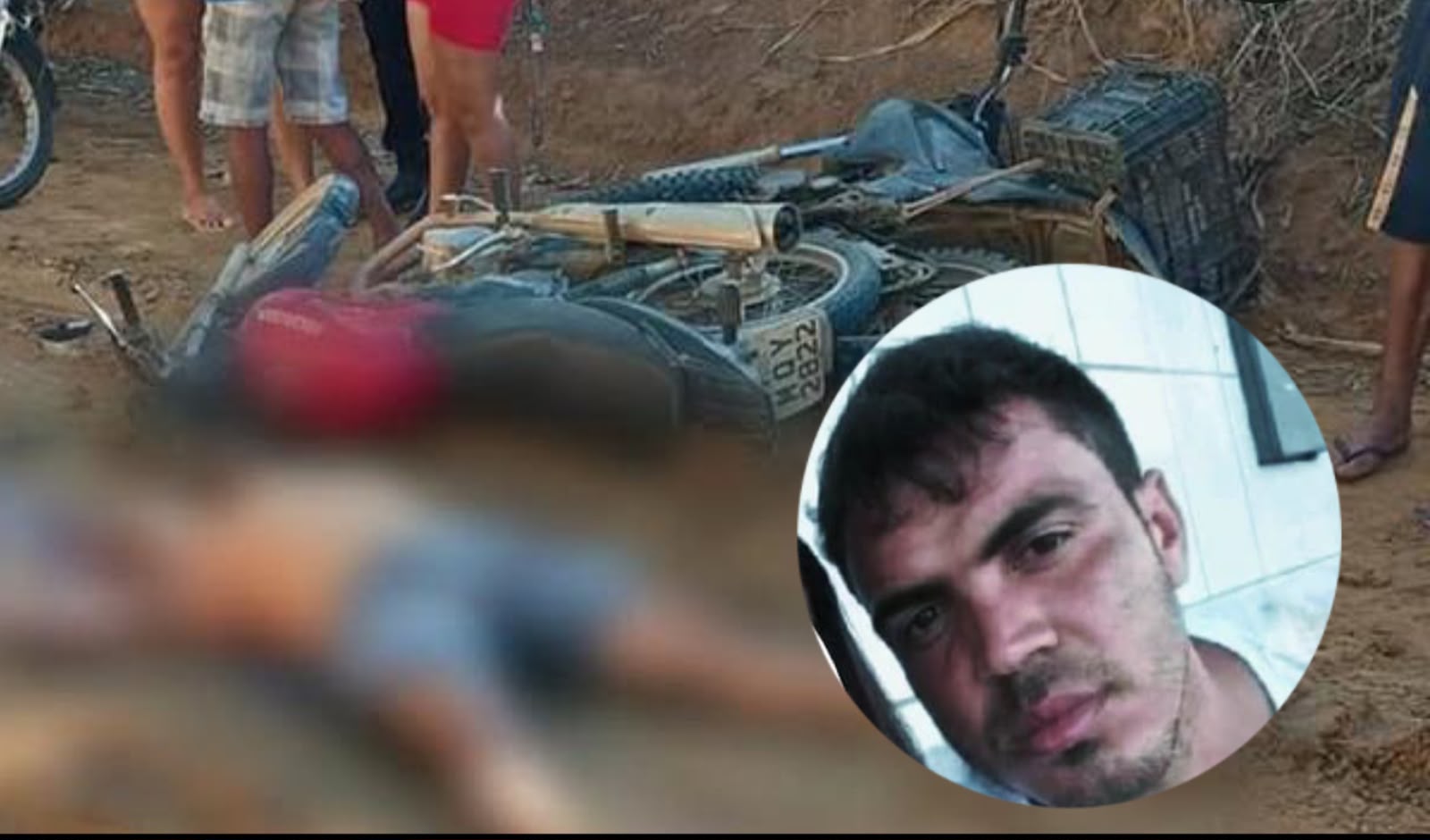 Colisão entre duas motos deixa um morto na zona rural de Pedro Canário