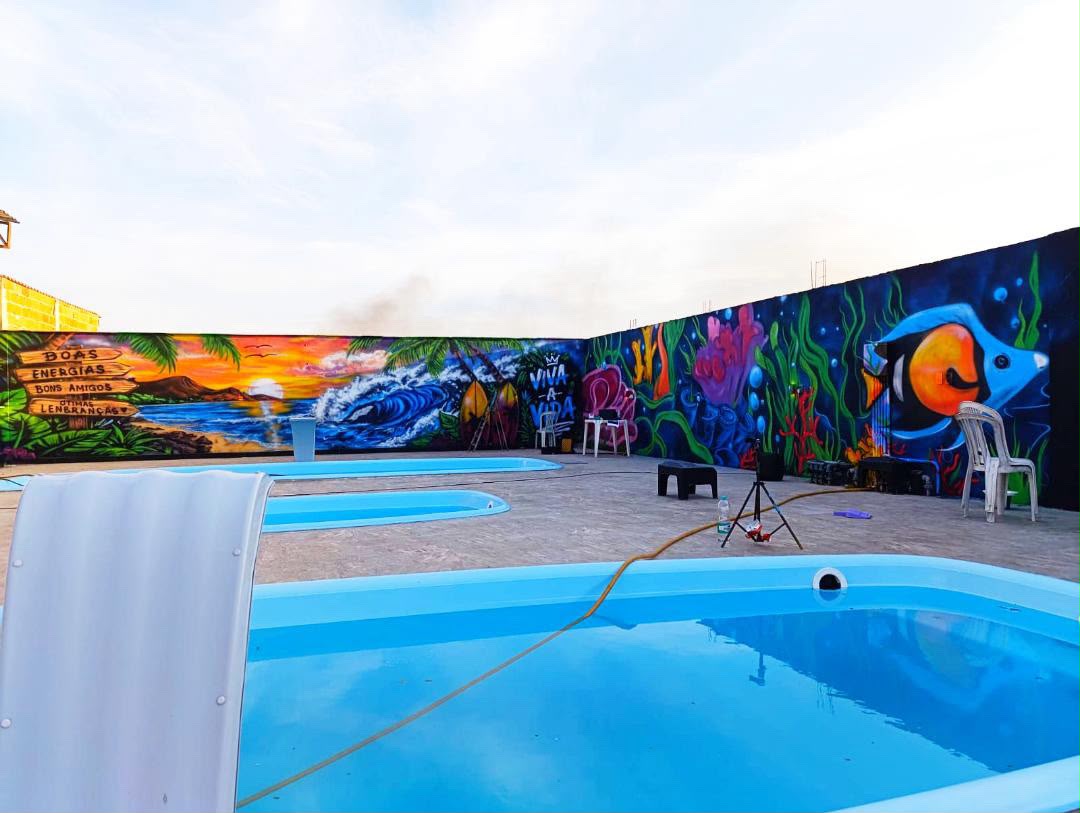 Artista capixaba Vinícius Graffit realiza temporada de intervenções artísticas em Jaguaré