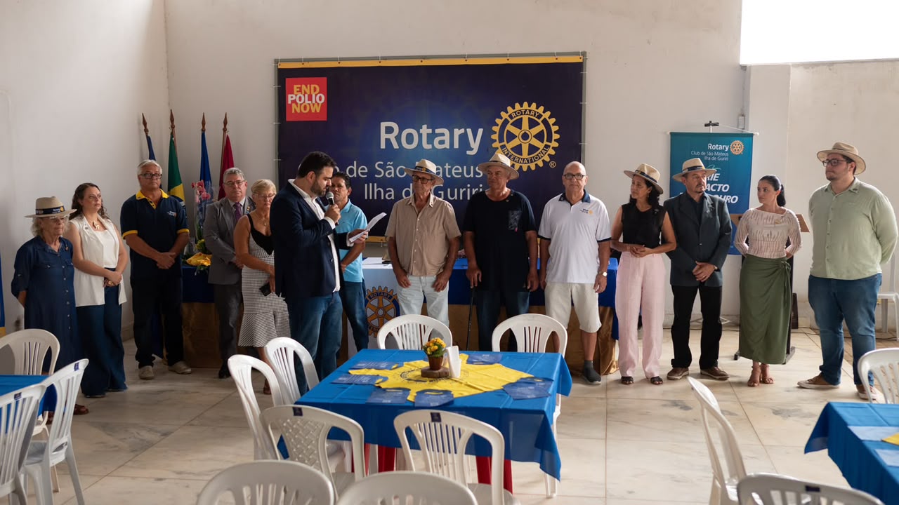 Rotary Club de Guriri inicia novo ciclo com posse de Riazor Meira